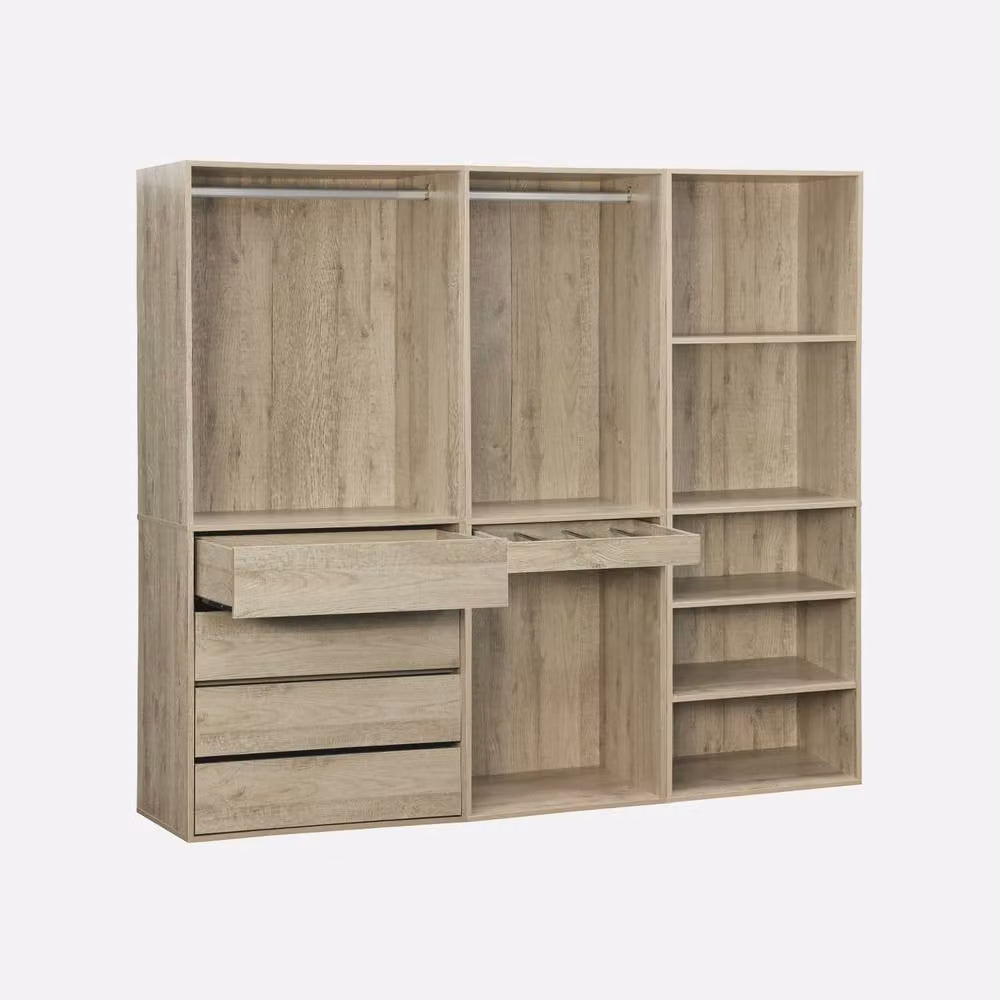 sweeek Modular Dressing Kit with 3 Elements in Light Brown and White – 2