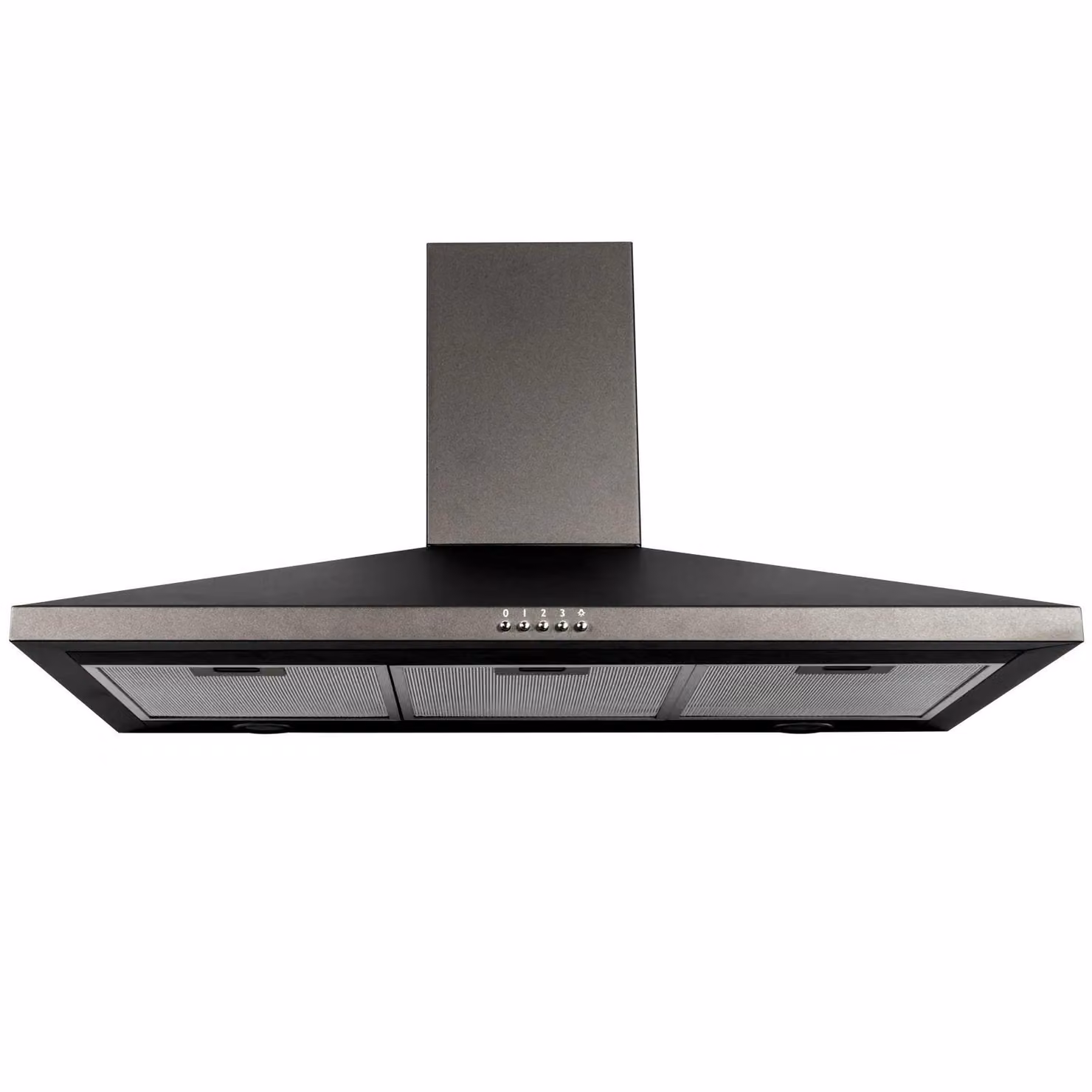 SIA Black Pyramid Chimney Cooker Hood Kitchen Extractor Fan CHL90BL Width: 90 cm – 3