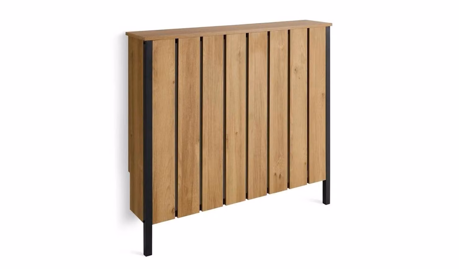 Loft Living Small Radiator Cover in Oak Effect Finish, Brown