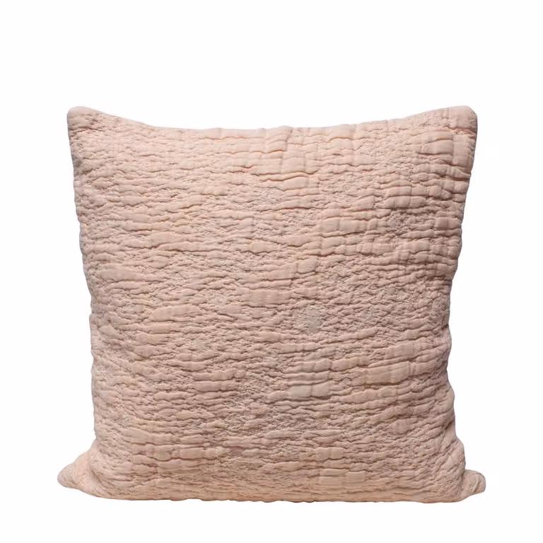 Dome Deco Anemone Square Cushion, Pink, W/D/H: 45 x 45 x 45 cm