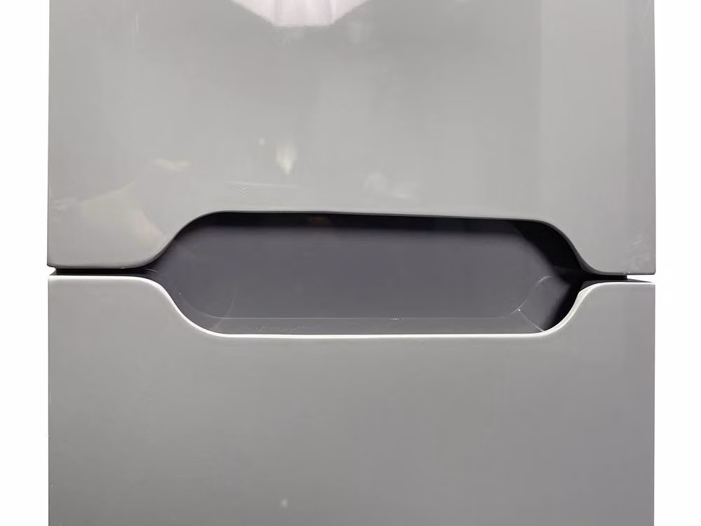 Vente-unique STEFANIE Suspended Bathroom Column, Grey, W/D/H: 30 x 30 x 120 cm – 3