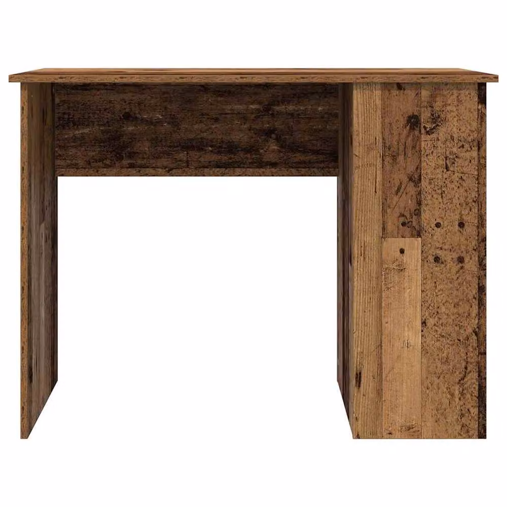Berkfield Home Computer Desk in Brown Old Wood, W/D/H: 100 x 55 x 75 cm – 4