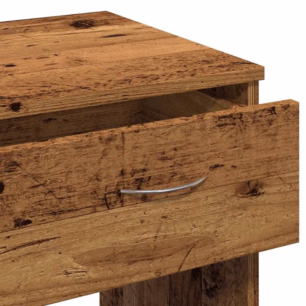 Berkfield Modern Writing Desk in Brown, Engineered Wood, W/D/H: 80 x 40 x 75 cm – 6