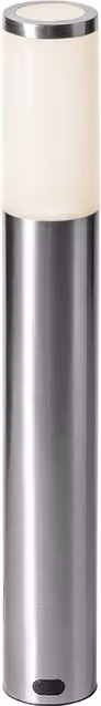 Techmar Lunia Silver 12V LED Outdoor Post Light in Stainless Steel