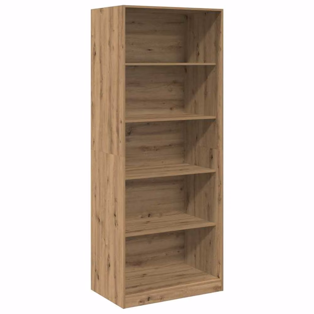 Berkfield Home Artisan Oak Wardrobe in Brown, W/D/H: 80 x 50 x 200 cm – 2