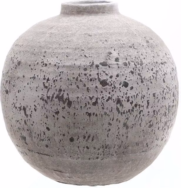 Love Lace Tiber Stone Ceramic Vase in Sand – 1