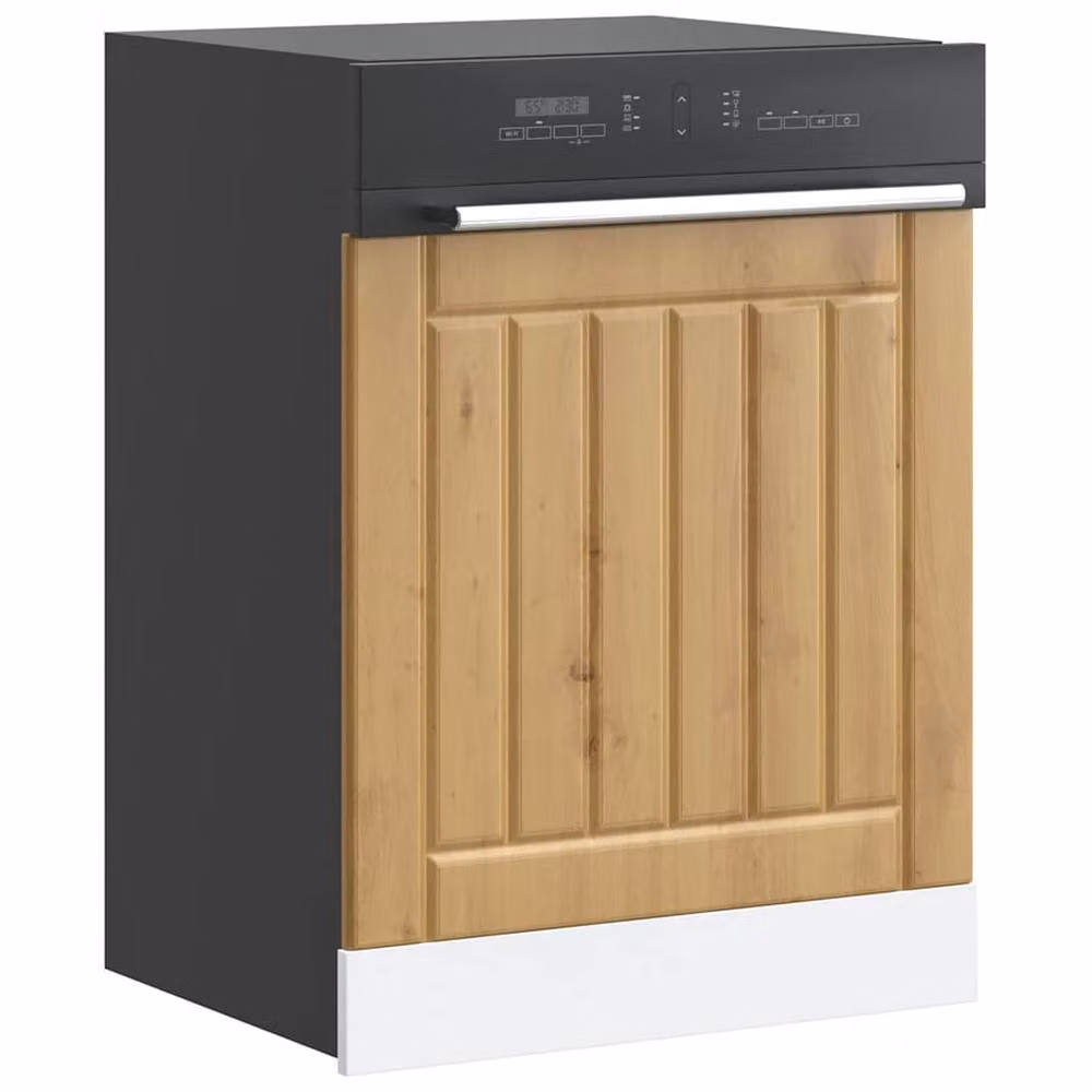 Berkfield Home Lucca Artisan Oak Decorative Dishwasher Panel in Brown – 2
