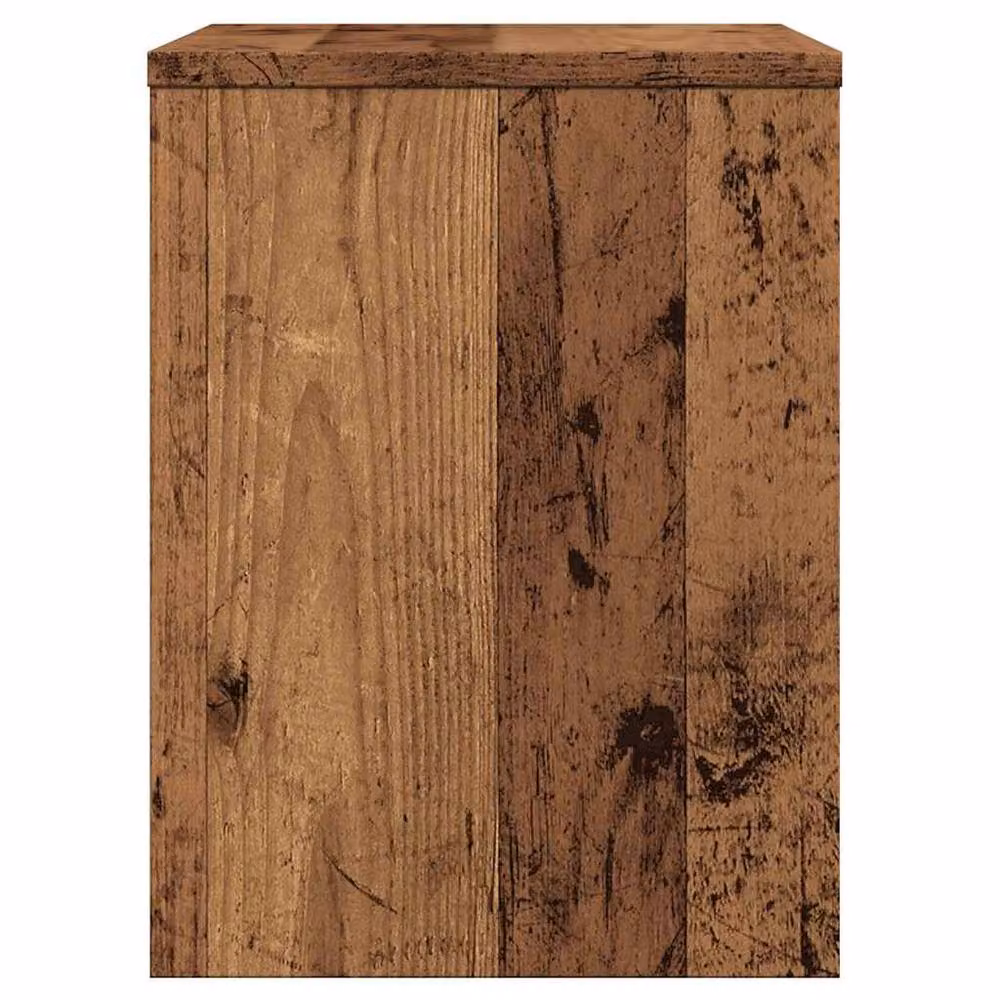 Berkfield Home Elegant Bedside Cabinets, 2 Piece Set in Old Wood Brown, W/D/H: 40 x 30 x 40 cm – 6