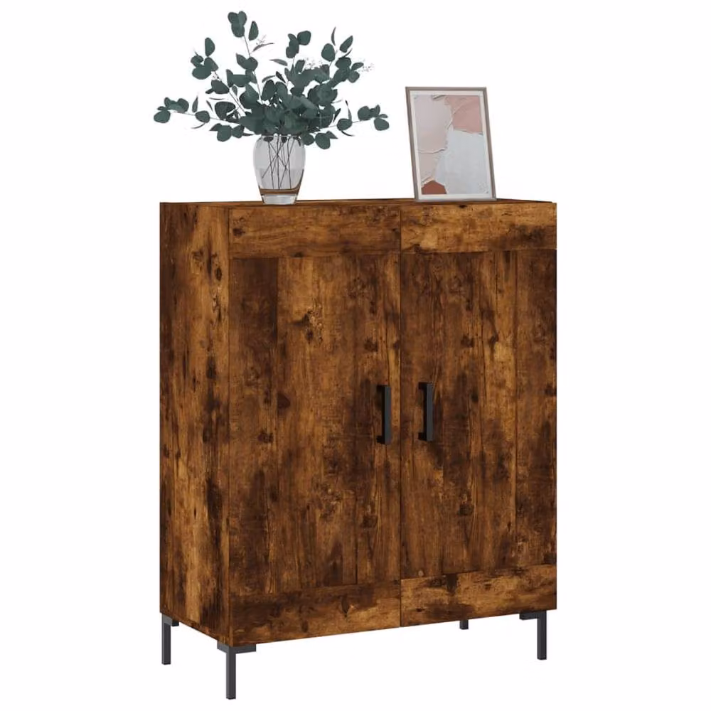 Berkfield Home Classic Sideboard in Smoked Oak Brown, W/D/H: 69.5 x 34 x 90 cm – 3