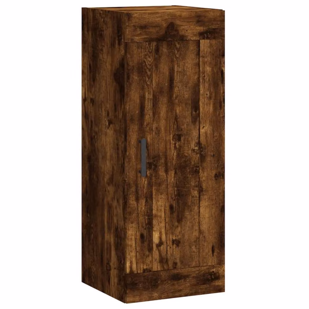 Berkfield Home Wall Mounted Cabinet in Smoked Oak Brown, W/D/H: 34.5 x 34 x 90 cm – 3