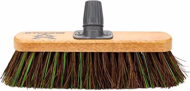 Buffalo 12 inch Stiff Bassine Mix Sweeper Broom Head, Multicolour, Width: 30.48 cm – 1