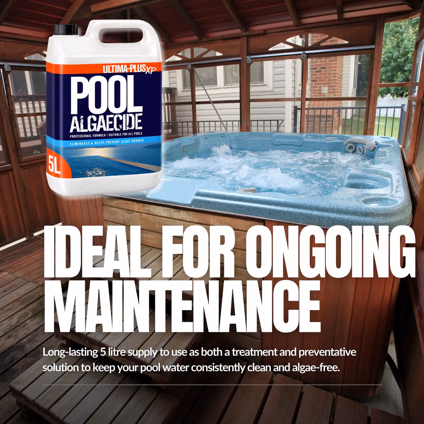 ProKleen XP Pool Algaecide Liquid for Hot Tub Algae Prevention, 5 l – 3