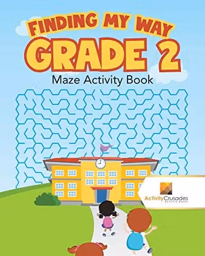 Activity Crusades Finding My Way Grade 2 Maze Activity Book, Multicolour