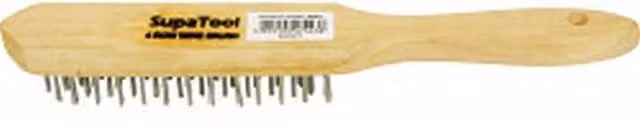 SupaDec 3-Row Wire Brush in Multicolour