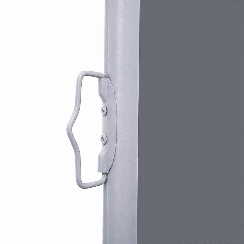 Berkfield Home Retractable Side Awning in Anthracite Grey, Polyester, W/H: 100 x 1000 cm – 3