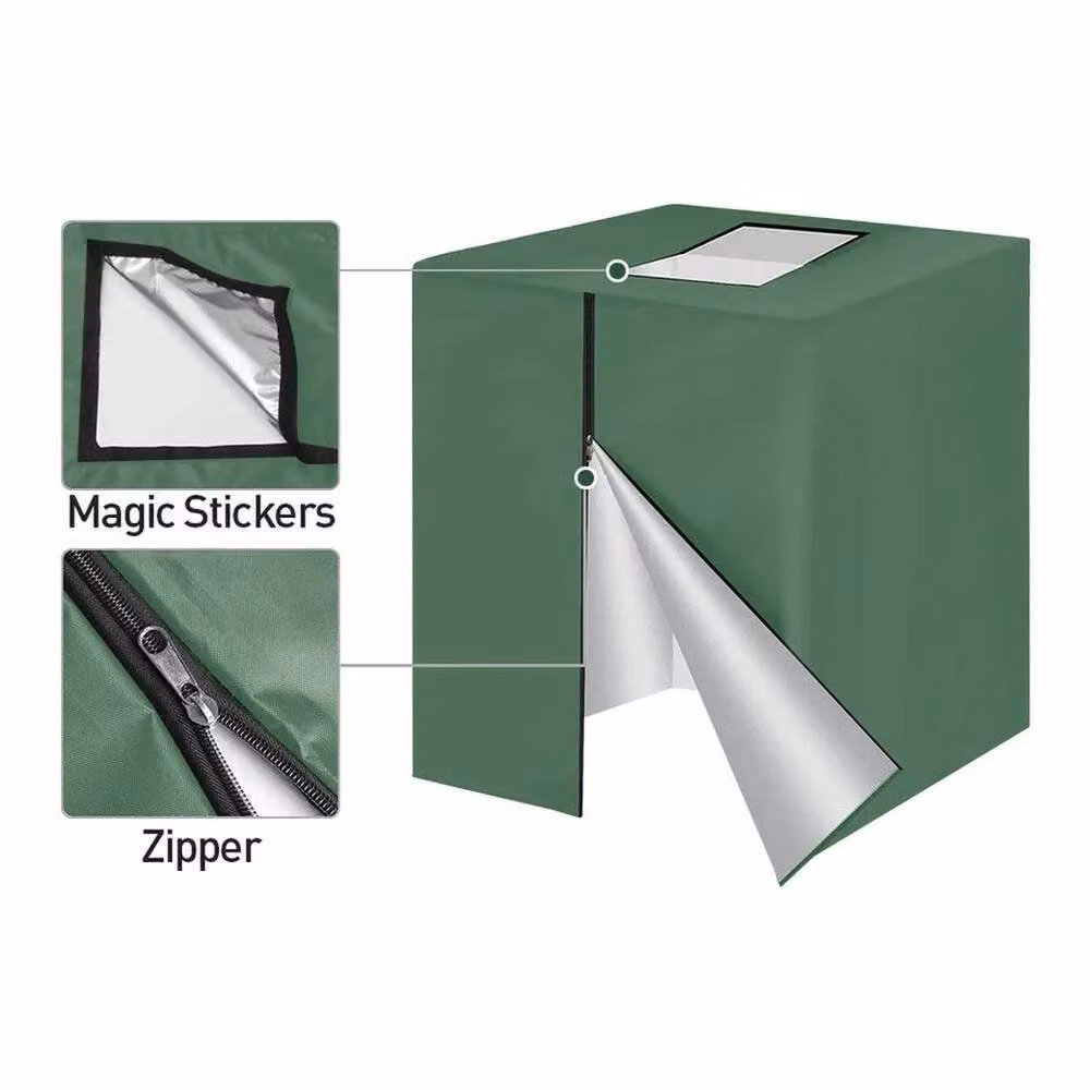 SPETLEK Waterproof Heavy Duty Water Tank Hood Cover, 420D, Green, 0.6m2 – 2