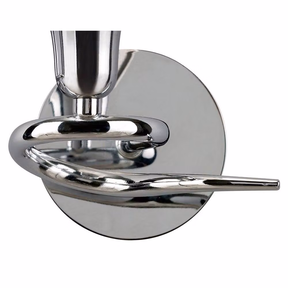Netlighting Amel Switched Wall Lamp in Polished Chrome and Grey with GU10 Socket – 3