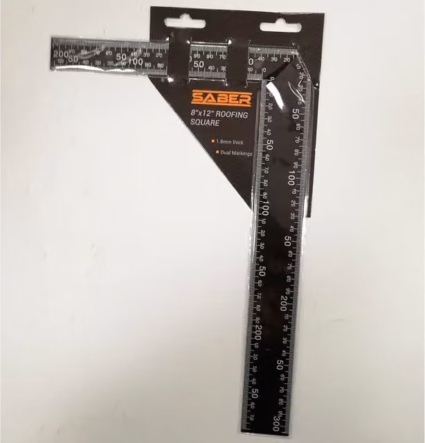 Saber Square Roofing in Black