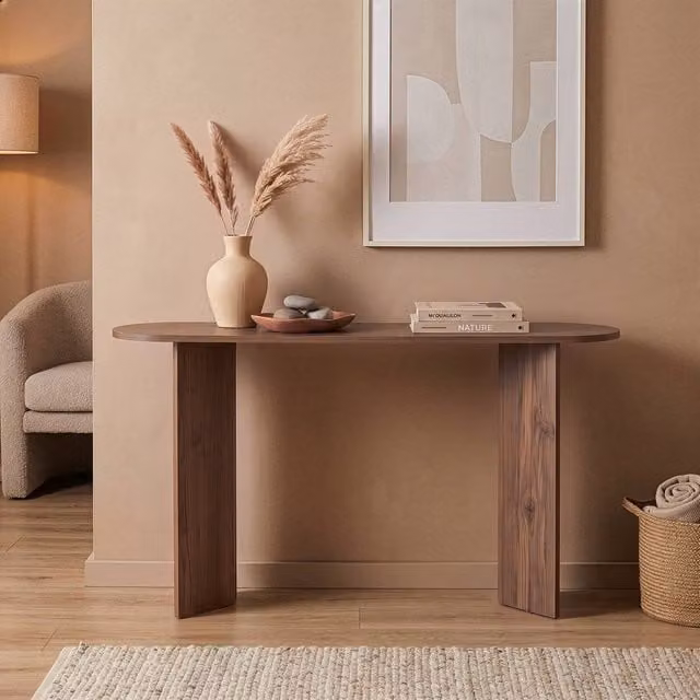 CALICOSY SIRA Console Table in Light Oak