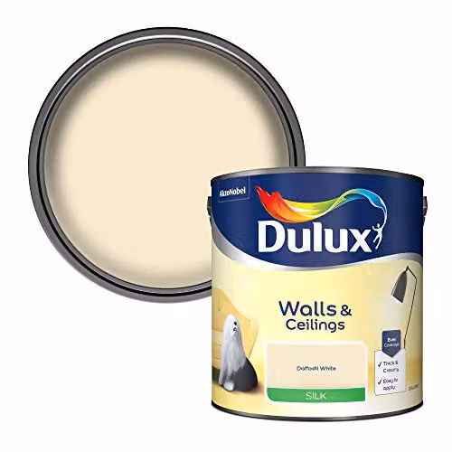 Dulux White Satin Gloss Water Based Dispersion Paint, 2.5 l – 1