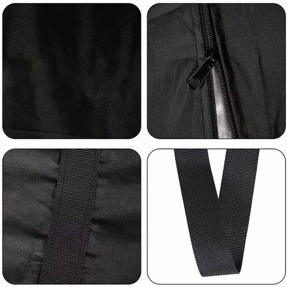 VOGREX Extra Large Waterproof Furniture Cushion Storage Bag, Black, W/D/H: 173 x 51 x 76 cm – 3