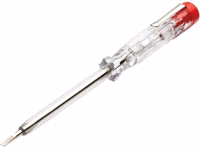 Draper Mains Tester in Transparent Steel