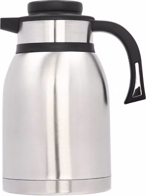 FLAVORA Stainless Steel Insulated Vacuum Jug Thermos Flask in Silver – 1