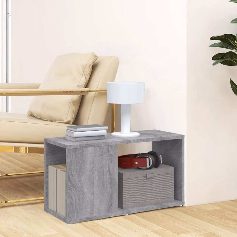 Berkfield Home Grey Sonoma TV Cabinet in Engineered Wood W/D/H: 60 x 24 x 32 cm – 3