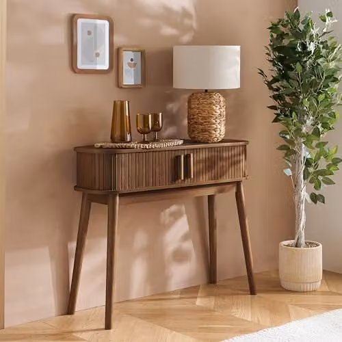 Birlea Axel Console Table in Walnut Brown – 2