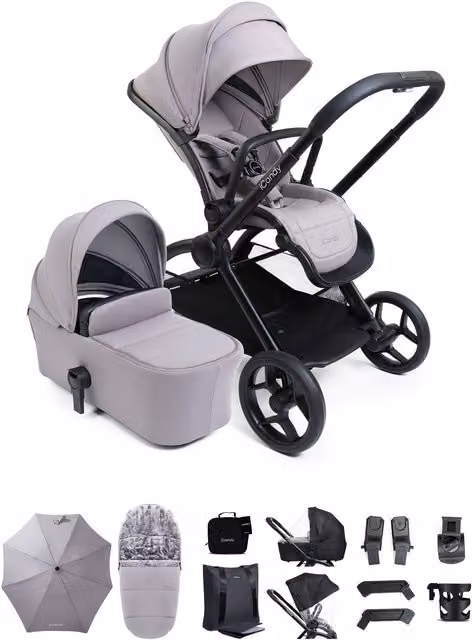 iCandy Core 2 Pushchair and Carrycot Bundle in Storm Grey