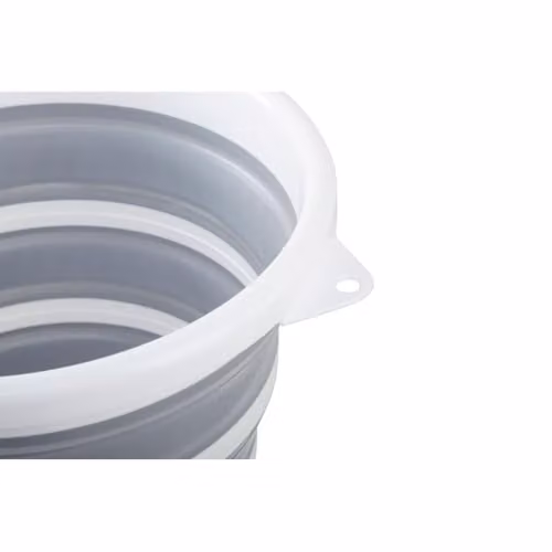 Premier Housewares Foldable Bucket in Grey and White, 15 Litre Capacity – 2