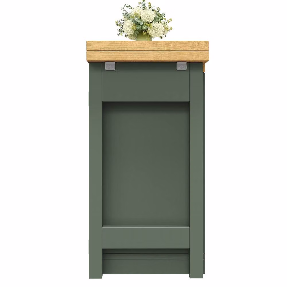 Merax Extendable Kitchen Island Sideboard with Swivel Dining Table in Green, W/D/H: 120 x 40 x 75 cm – 4
