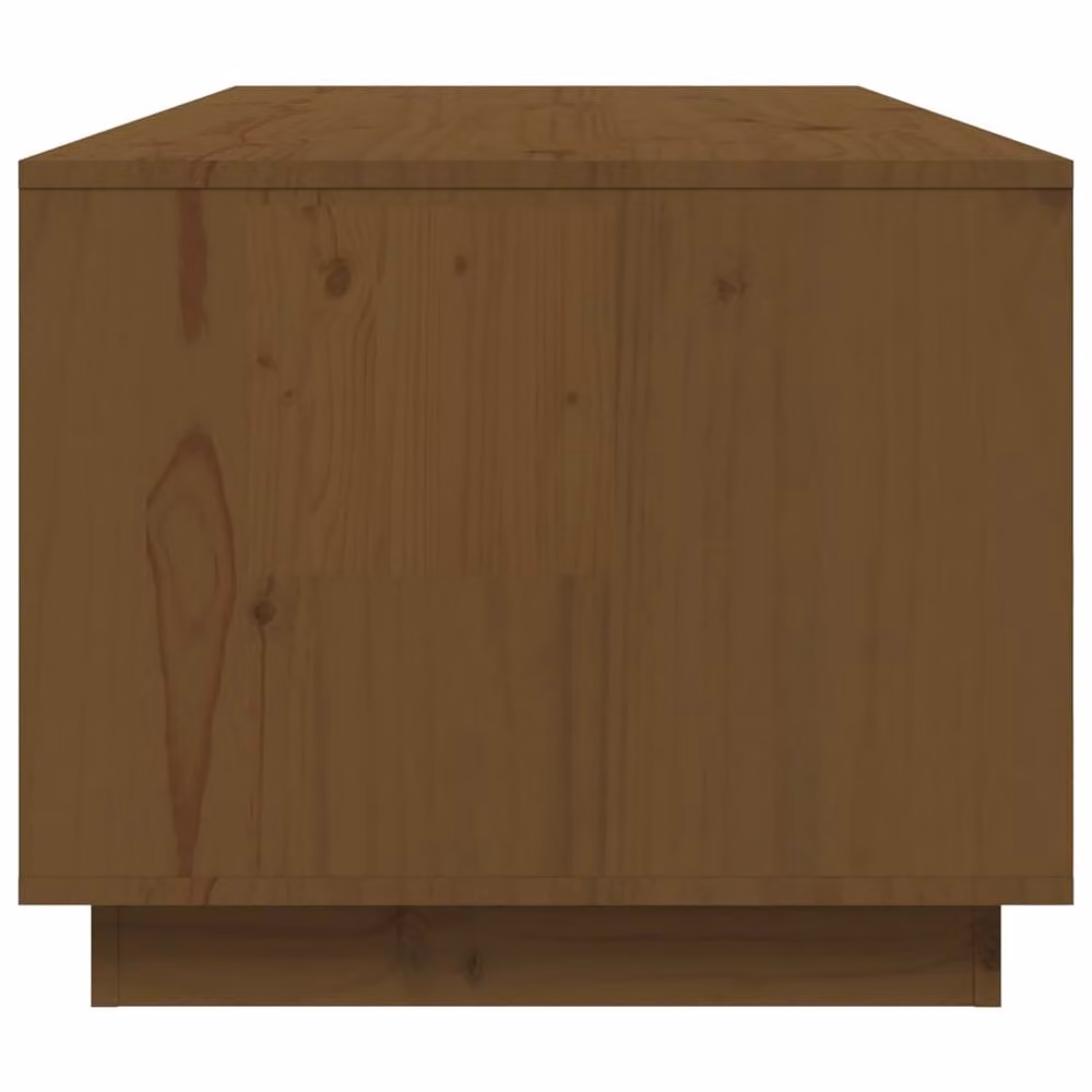 Berkfield Home Beautiful Coffee Table in Honey Brown Solid Pine Wood, W/D/H: 100 x 50 x 41 cm – 4