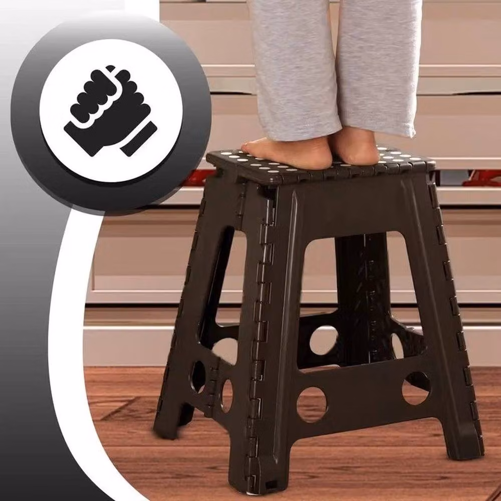 NESTLUNE Foldable Anti-Slip Step Stool in Black – 4