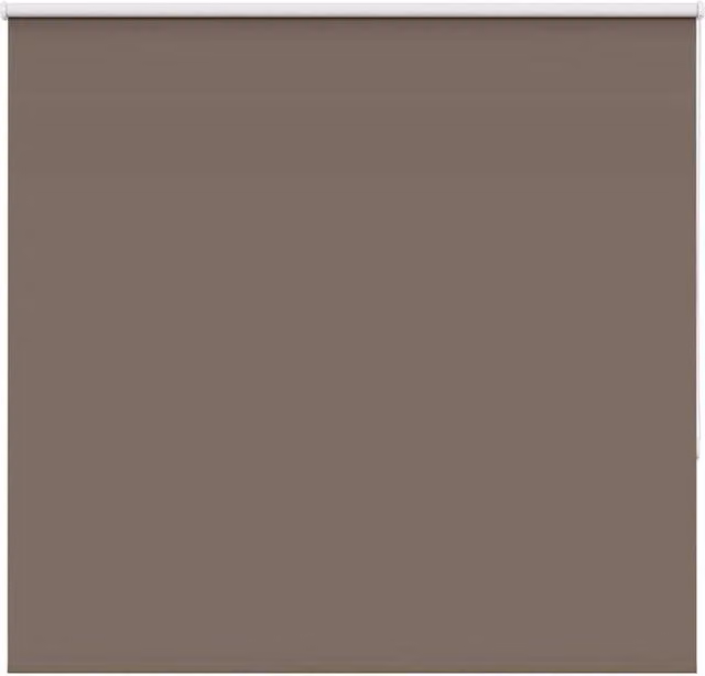 Berkfield Home Marine Blackout Roller Blind, Brown, W: 130 cm, H: 130 cm