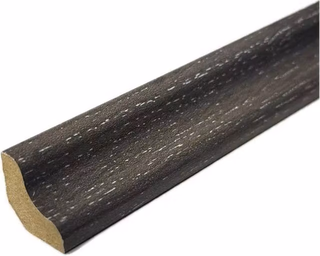 Vinyl Flooring UK Black Oak Waterproof Scotia Beading Moulding, Pack of 5