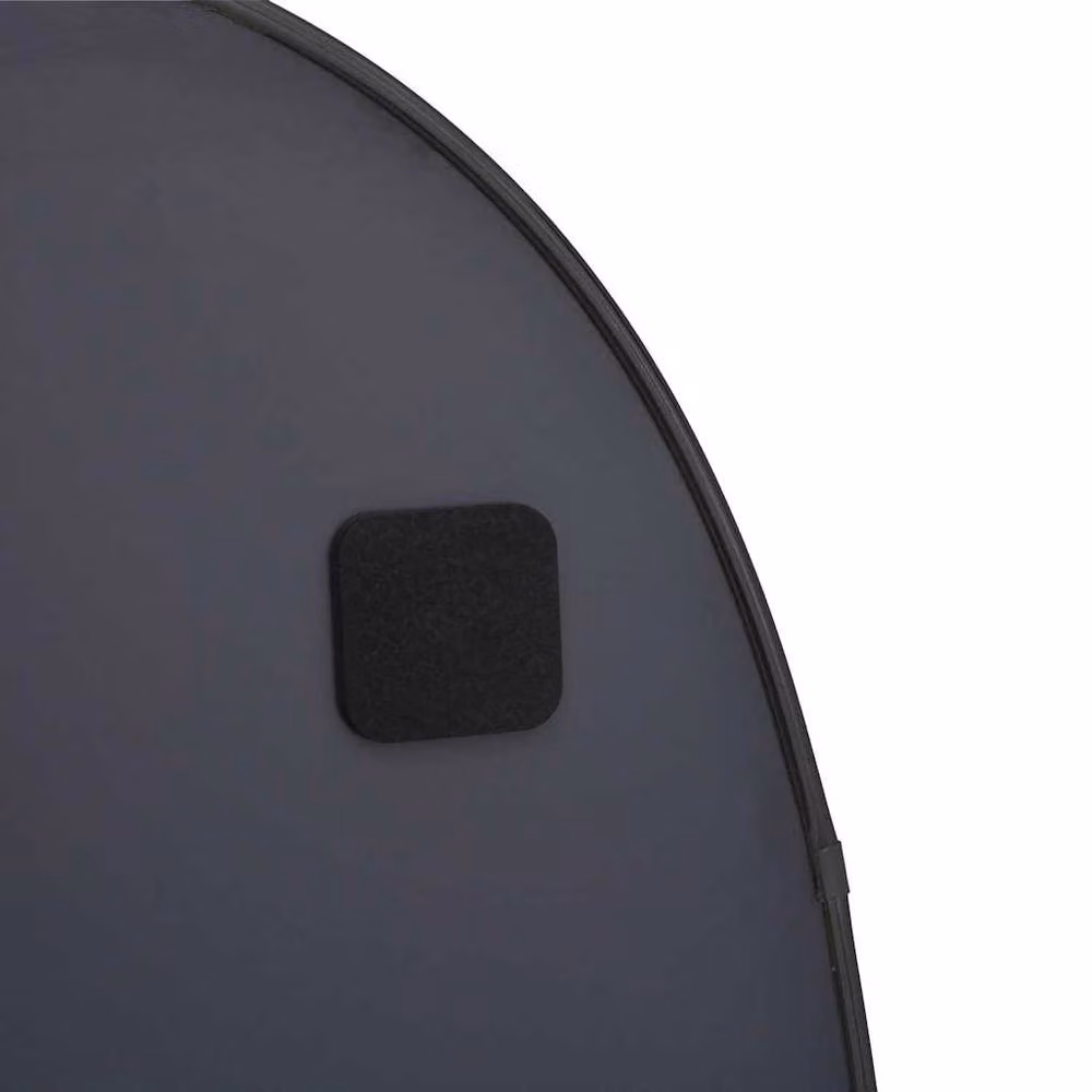 Berkfield Home Minimalist Rectangular Wall Mirror in Black, W: 70 cm, H: 45 cm – 2