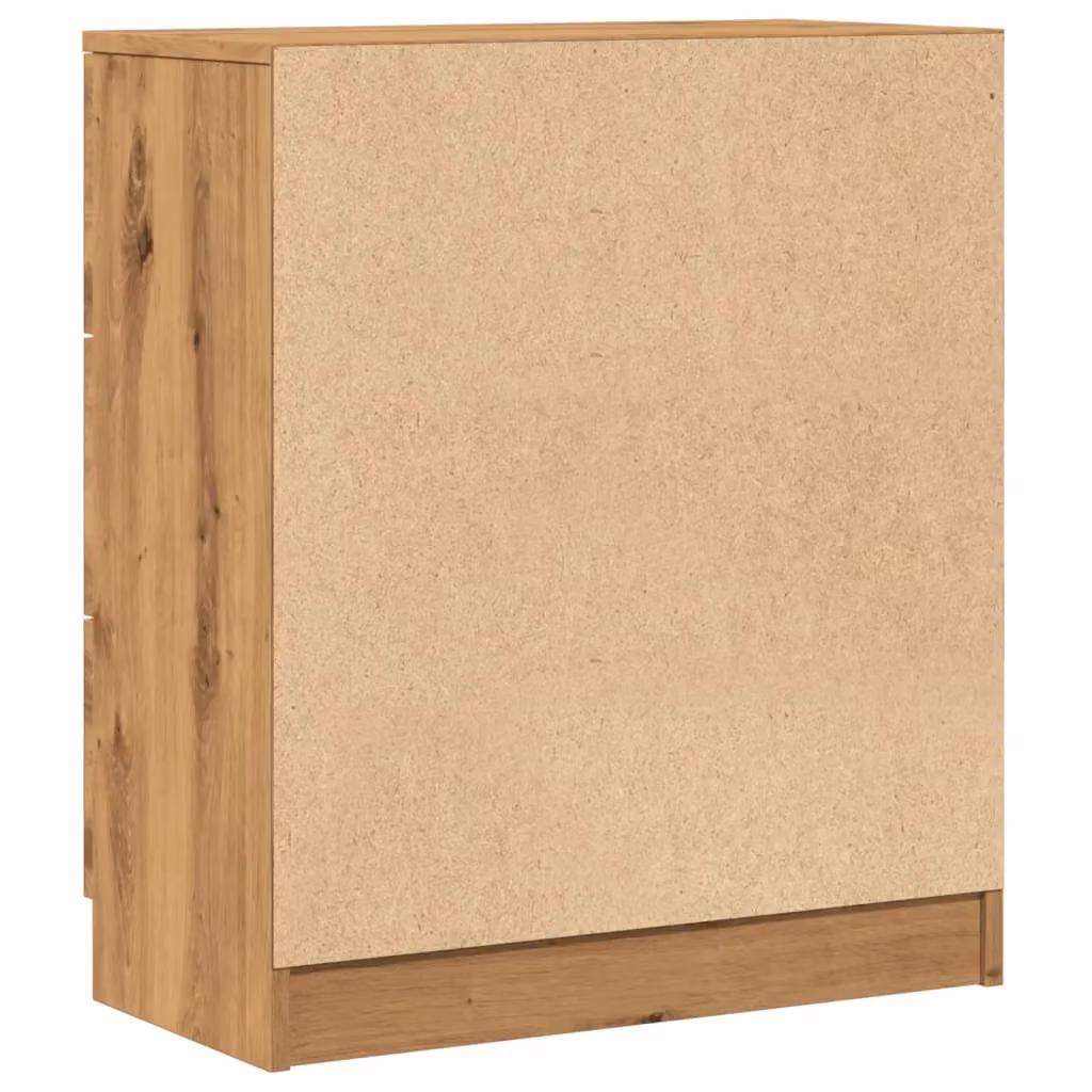 Berkfield Home Artisan Oak Sideboard in Brown, W/D/H: 60 x 30 x 70 cm – 4