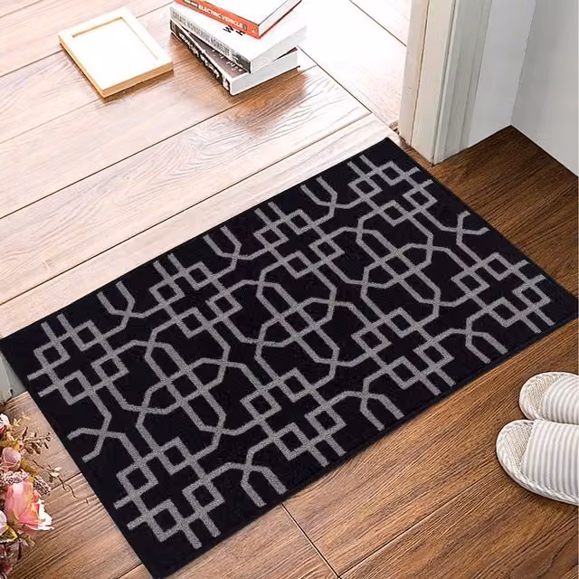 Smart Living Non Slip Siam Gel Mat in Black and Grey, W: 57 cm, L: 90 cm