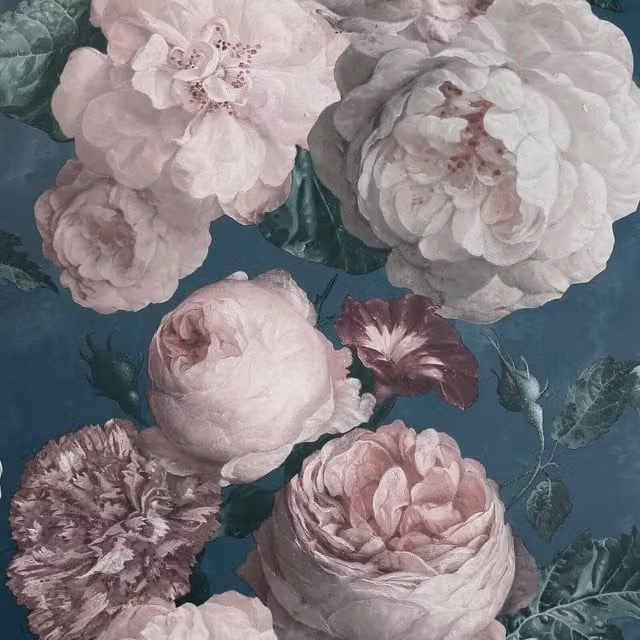 Arthouse Highgrove Floral Bloom Vintage Botanical Wallpaper in Multicolour