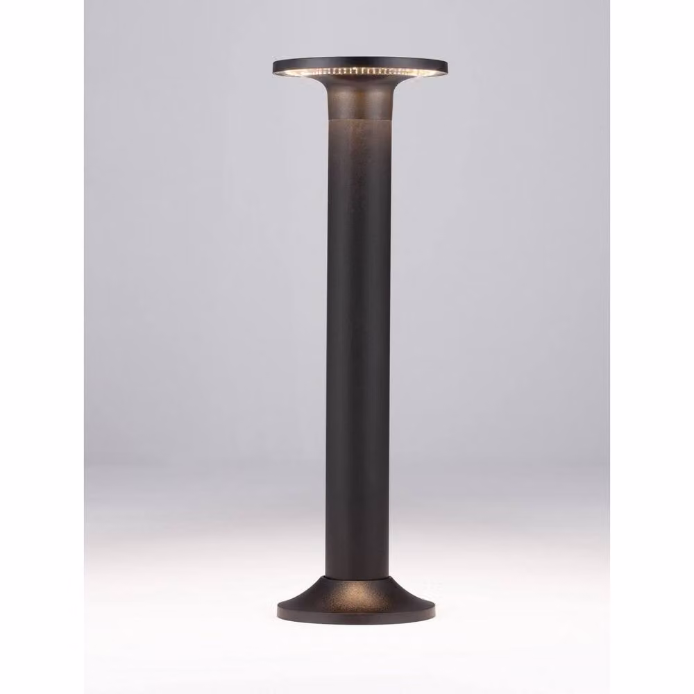 Netlighting Tower Outdoor Bollard in Black, LED 8W, 714lm, IP65, 3000K Warm White – 3