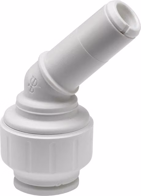 John Guest Speedfit Stem Elbow 135 Degree 22mm, Grey (Pack of 2)