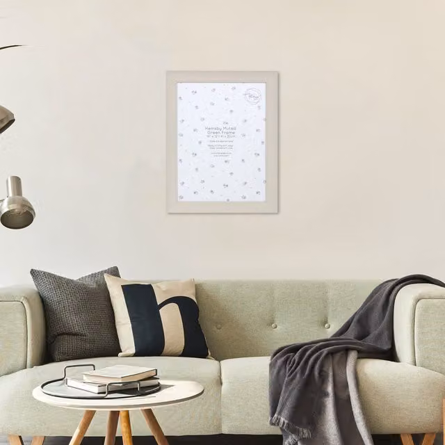 The Port. Co Gallery Hemsby Single Rectangular Tabletop Photo Frame, Plain Minimalist Style, W/D/H: 40.64 x 30.48 x 30.48 cm