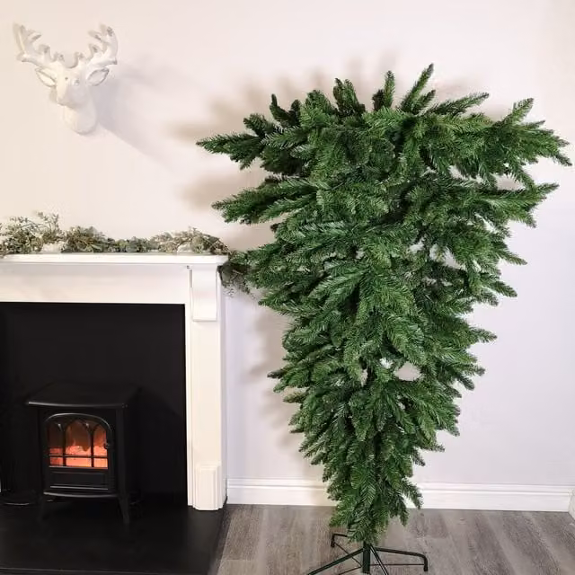 Samuel Alexander 1.8m Green Upside-Down Christmas Tree – 1