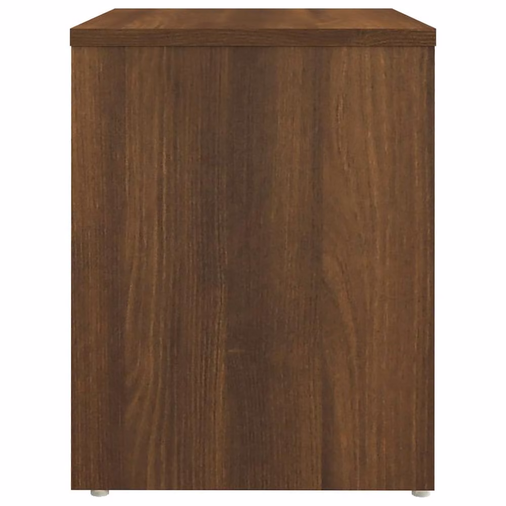 Berkfield Home Premium Bed Cabinets, 2 Piece Set in Brown Oak, W/D/H: 40 x 30 x 40 cm – 5