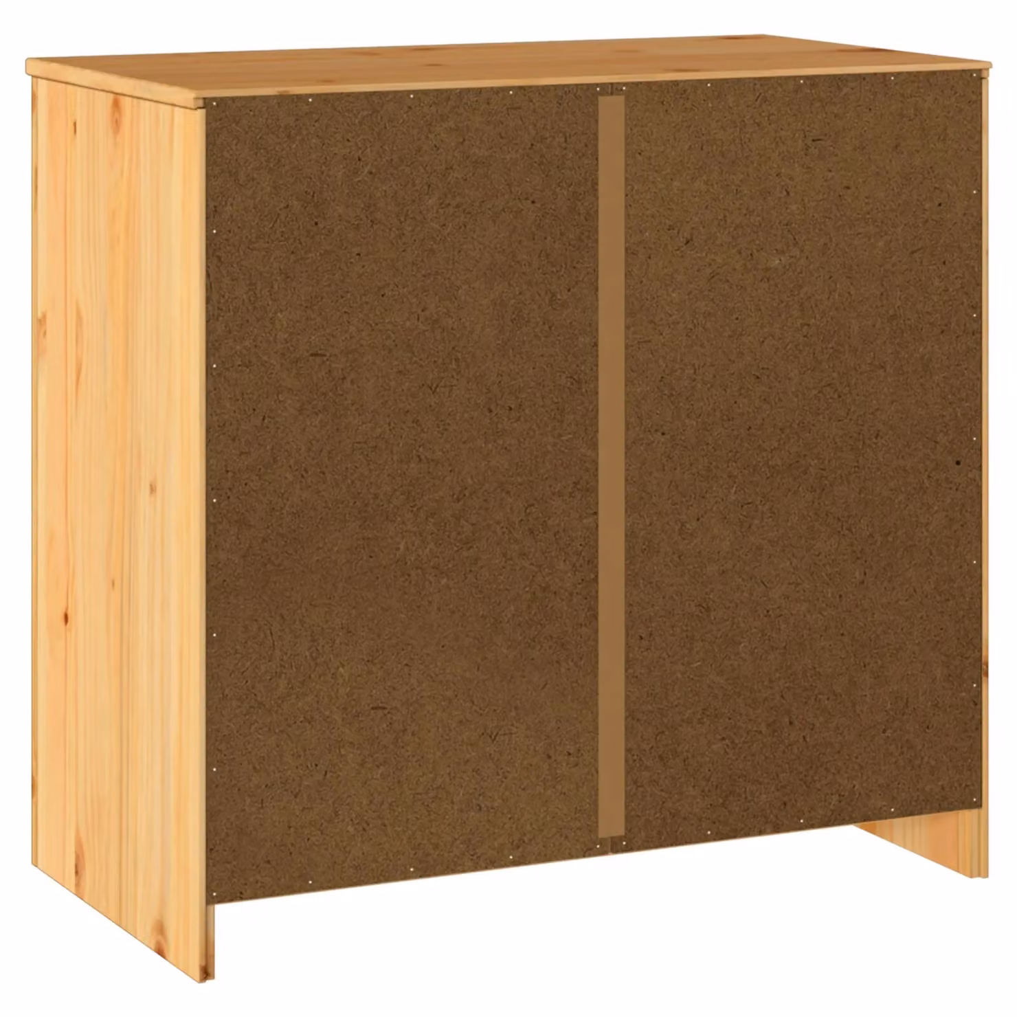 Berkfield Home DRAMMEN Sideboard in Brown Solid Wood Pine, W: 79 cm, D: 43 cm, H: 75.5 cm – 2