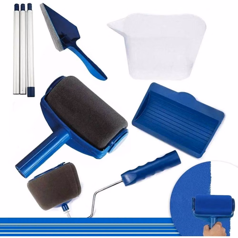 SPETLEK Paint Runner Pro Roller 8-Piece Brush Set, Blue, W: 520 cm, H: 10000 cm – 3