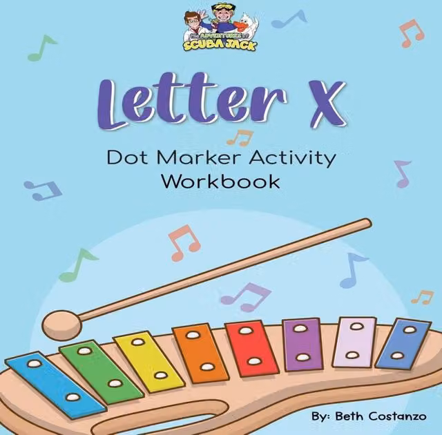Beth Costanzo Letter X Dot Marker Activity Workbook by Majestic Learning Publishers, Multicolour Paperback