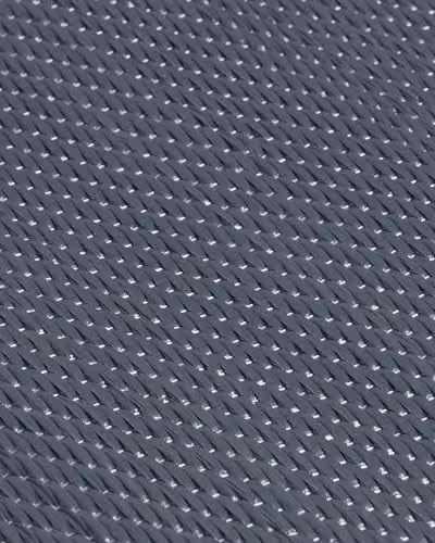 THE RUGS Urban Collection Reversible Outdoor Plastic Rug in Anthracite Grey, W/D: 90 x 150 cm – 3