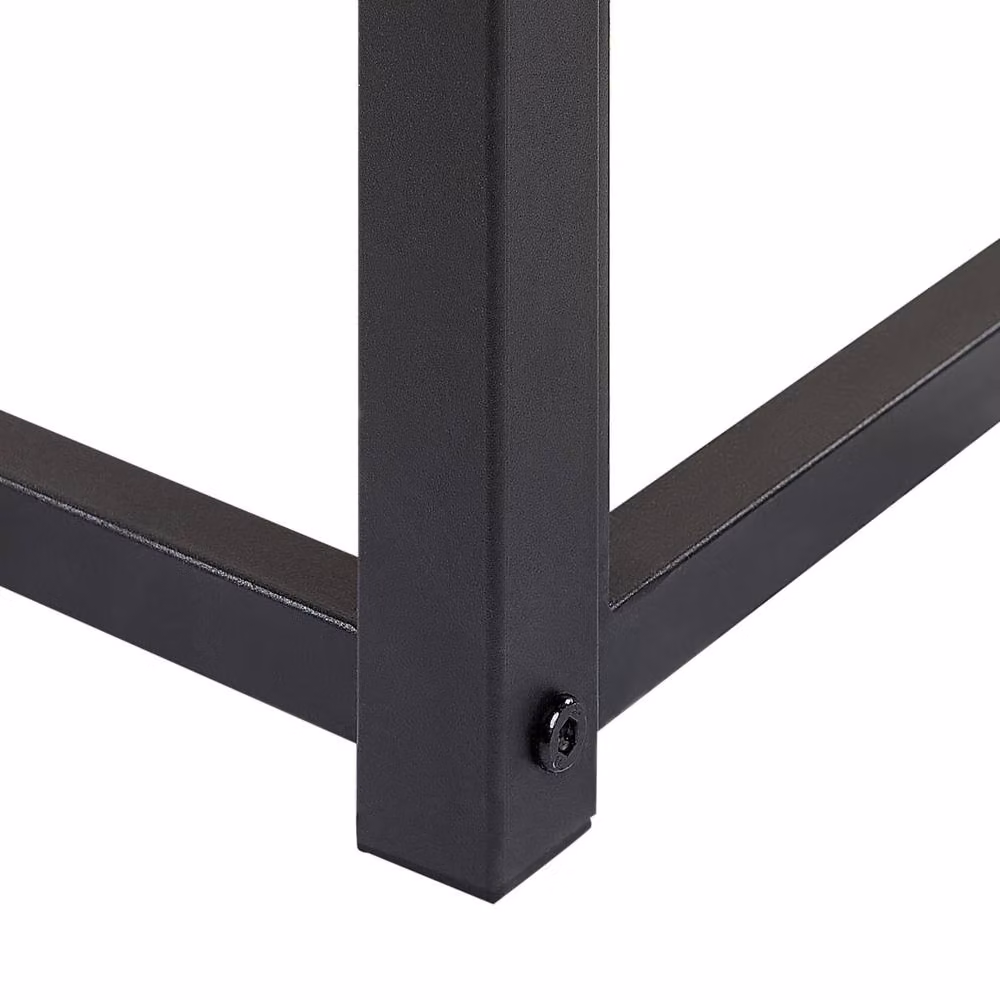 Wyld Haus Industrial Modern Black Lacquered Metal Bed, W/D/H: 180 x 200 cm – 4